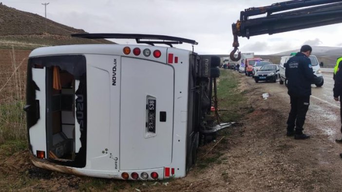 Kayseri'de cezaevi aracı devrildi: 1 mahkum hayatını kaybetti