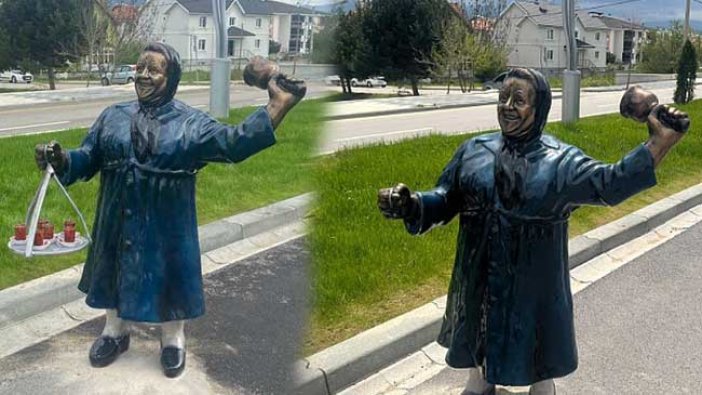 Bolu'da Adile Naşit'in çaylarını çaldılar! Tanju Özcan AKP'yi işaret etti