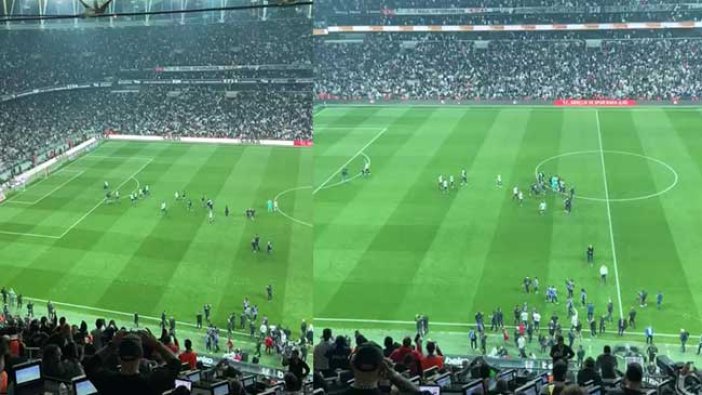 Beşiktaş'tan Vodafone Park'ta Galatasaray'ı çıldırtan şarkı! Futbolcuların tam tribünlere gitti an çaldı