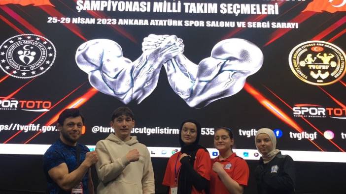 Samsunlu sporcu Türkiye 4.'sü oldu