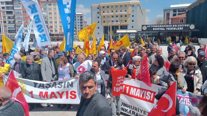 Afyonkarahisar’da 1 Mayıs kutlandı