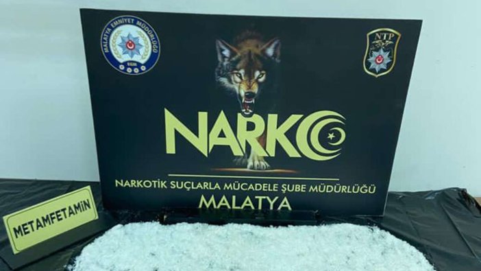 Malatya'da 10 kilo 930 gram sentetik uyuşturucu ele geçirildi