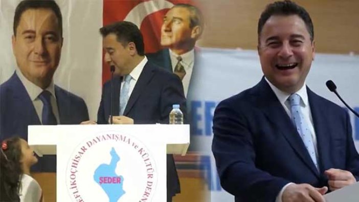 Ali Babacan konuştuğu sırada yanına geldi, tek bir cümle söyledi! Salonu kahkahaya boğan çocuk