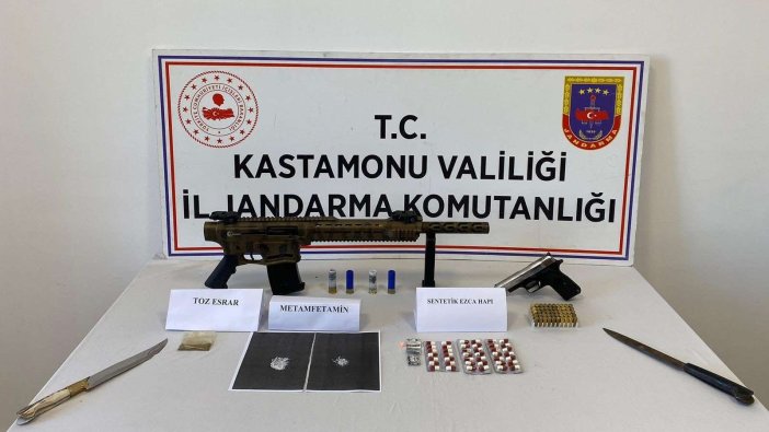 Kastamonu'da uyuşturucu operasyonu