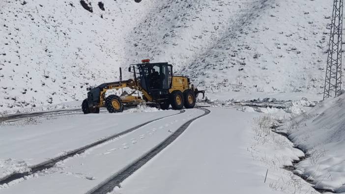 Giresun'un bir ilçesinde kar yağışı nedeniyle eğitime ara verildi