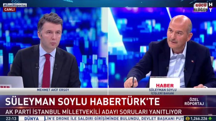 Süleyman Soylu'dan canlı yayında 'Bitanem' gafı