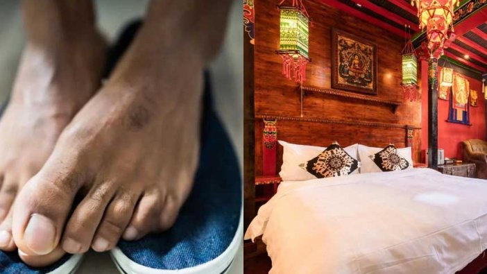 Ayakları kokuyor zannetti! Yatağının altından ceset çıktı