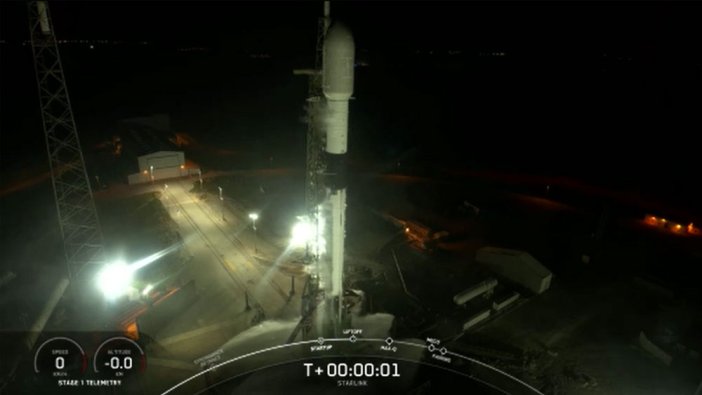 SpaceX 56 Starlink uydusunu yörüngeye gönderdi