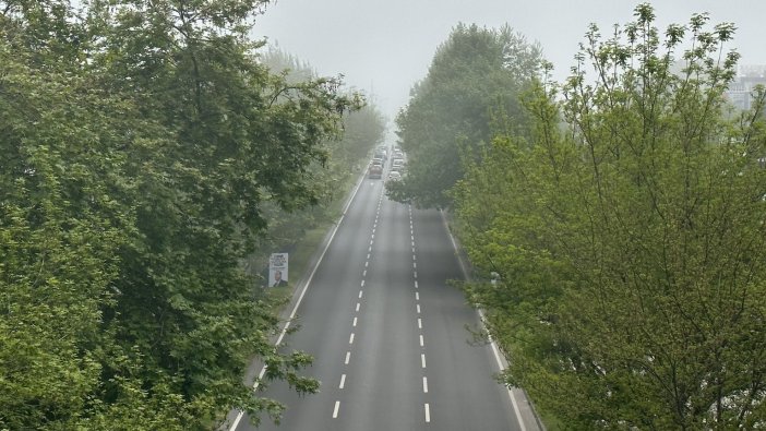 Samsun'da görüş mesafesi 30 metreye düştü!