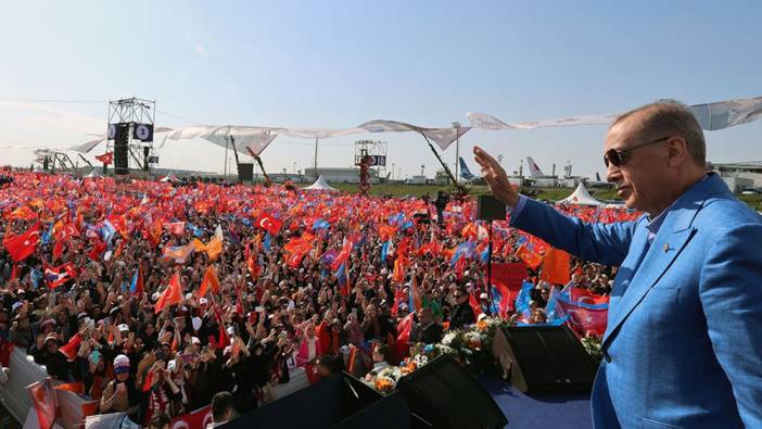 Erdoğan'dan İstanbul mitinginde montaj video hamlesi: Karayılan'ı Haydi videosuna soktular!