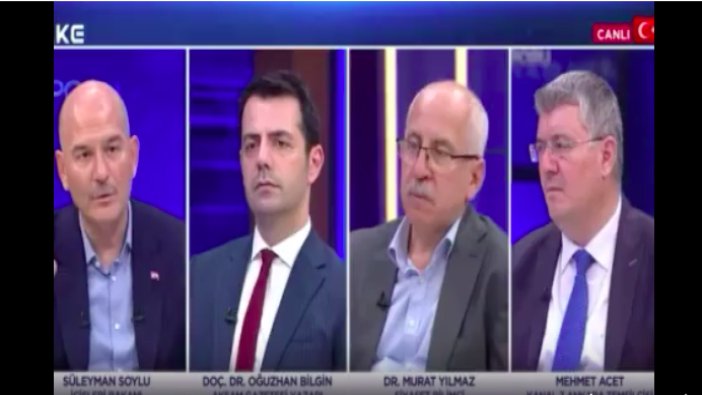 Hem sahtekar hem yalancıdır! Soylu canlı yayında Ekrem İmamoğlu için ağır ifadeler kullandı