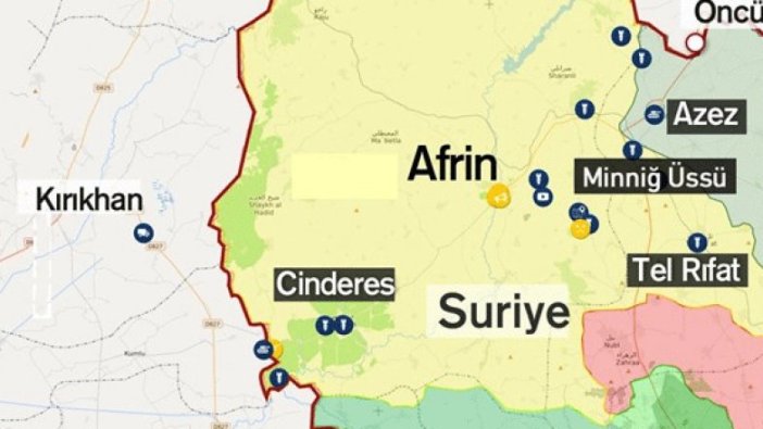 Afrin'de bombalı saldırı: 2 ölü