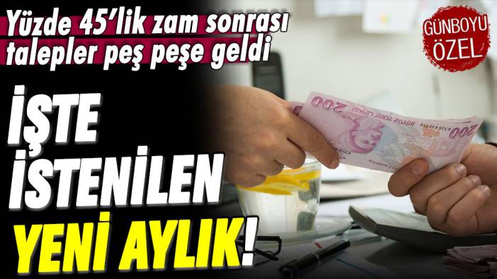 Yüzde 45'lik zam sonrası flaş iddia: İşte istenilen yeni maaş