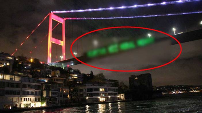 FSM Köprüsü’nde Meral Akşener’e lazerli çağrı: Seçime 3 gün kala böyle seslendiler!