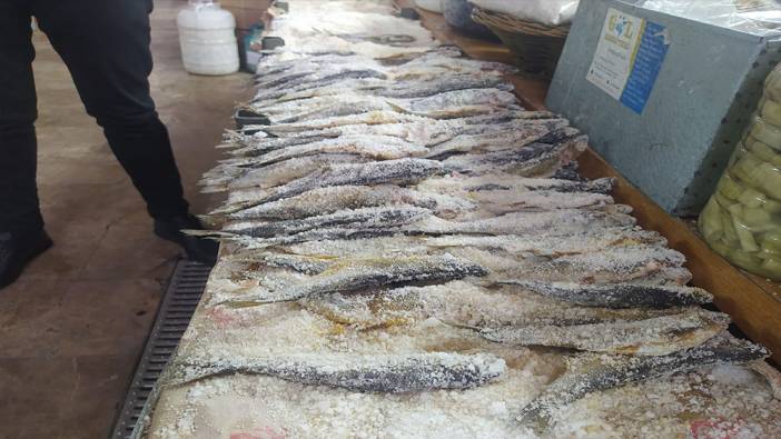 Van’dan farklı bir lezzet: Tuzlu balık