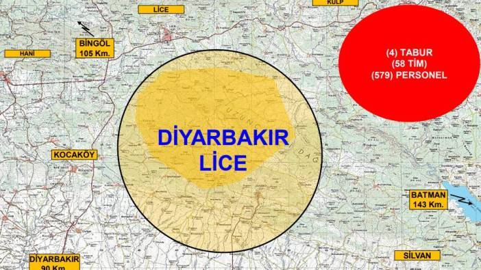 Lice'de 2 terörist etkisiz hale getirildi