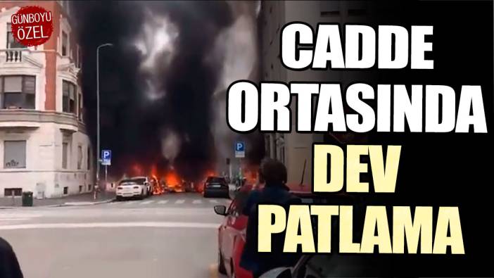 Milano'da şiddetli patlama!