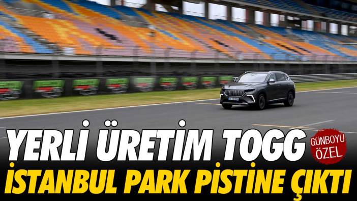 Togg İstanbul Park pistinde