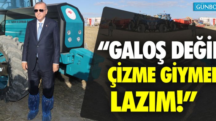 Mesut Doğan: "Galoş değil, çizme giymek lazım!"