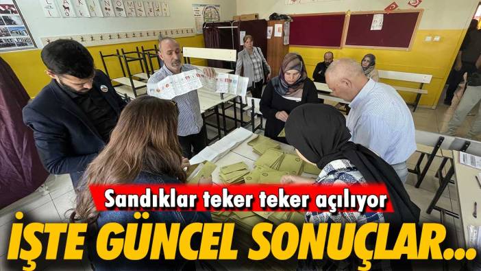 Sandıklar teker teker açılıyor: İşte güncel sonuçlar...