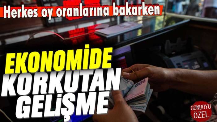 Herkes oylara bakarken o fırladı: Ekonomide korkutan gelişme!