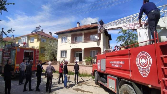 Kastamonu'da ev yangını