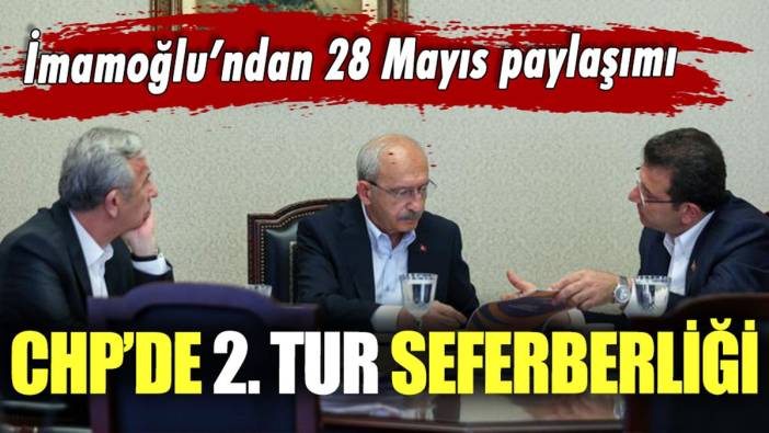 Kılıçdaroğlu, Yavaş ve İmamoğlu ile buluştu: 2. tur seferberliği başladı
