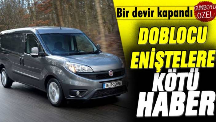 Bir devir kapandı: Doblocu eniştelere kötü haber