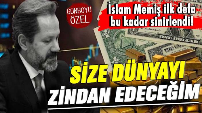 İslam Memiş ilk defa bu kadar sinirlendi! Size dünyayı zindan edeceğim