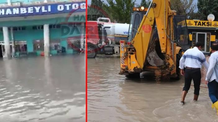 Konya'da sağanak nedeniyle bazı ev ve iş yerlerini su bastı