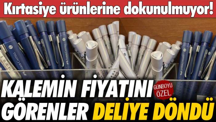 Kırtasiye ürünlerine dokunulmuyor! Kalemin fiyatını görenler deliye döndü