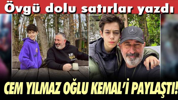 Cem Yılmaz oğlu Kemal’i paylaştı!  Övgü dolu satırlar yazdı