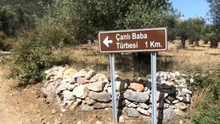 Edremit'te Çanlı Baba türbesi unutuldu