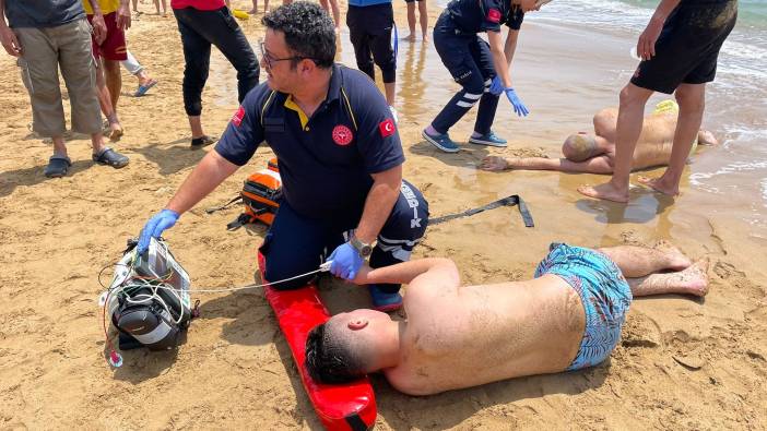 Sezonu açan tatilci ölümden döndü!