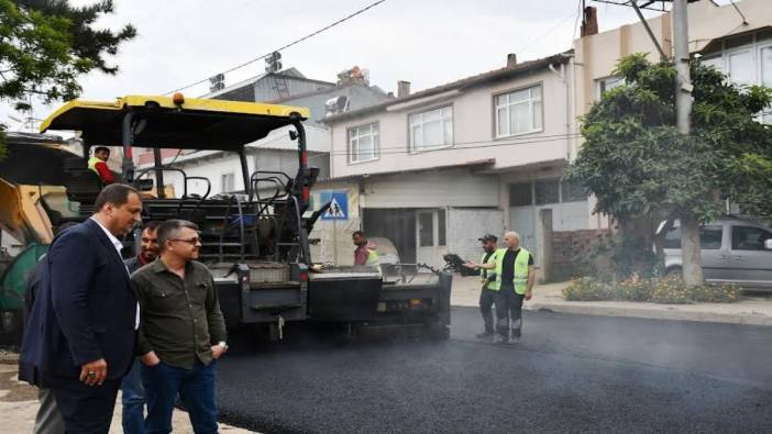 İznik'te yollar yenileniyor