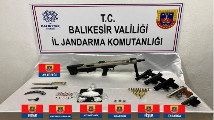 Balıkesir'de uyuşturucu imalathanesine baskın
