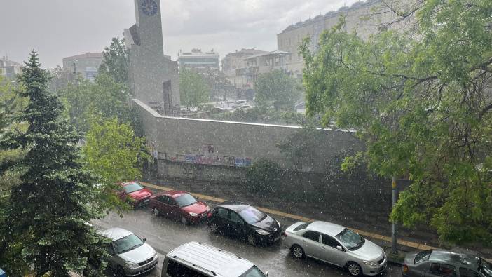 Ankara’yı sağanak vurdu: Hayat felç oldu!