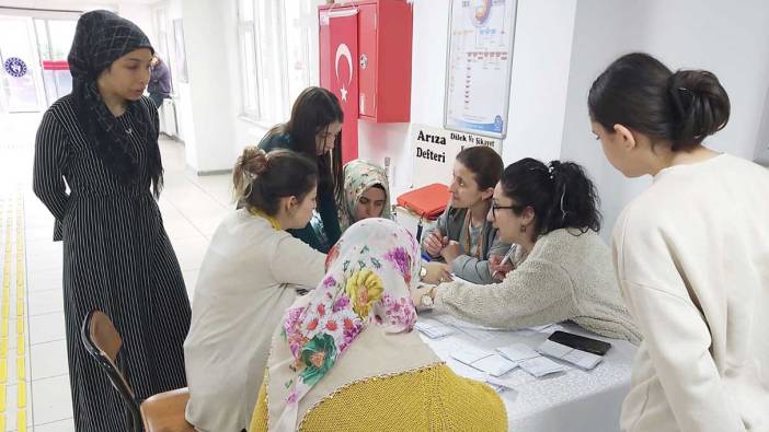 Hastane ayaklarına geldi! Sağlık taraması yapıldı