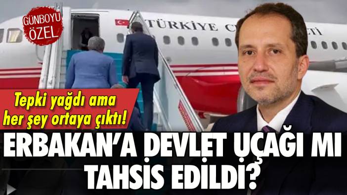 Erbakan'a devletin uçağı mı verildi? Tepki yağmıştı ama her şey ortaya çıktı!