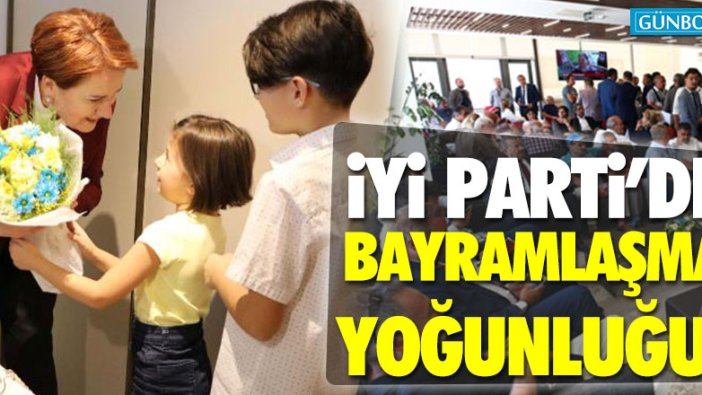 Meral Akşener, partililerle bayramlaştı!