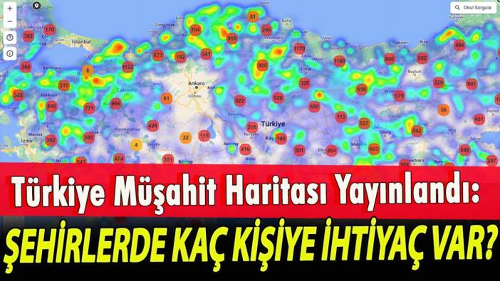 Türkiye müşahit haritası yayınlandı! Şehirlerde kaç kişiye ihtiyaç var?