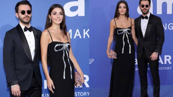 Hande Erçel ve Hakan Sabancı Cannes'te aşk rüzgarları estirdi