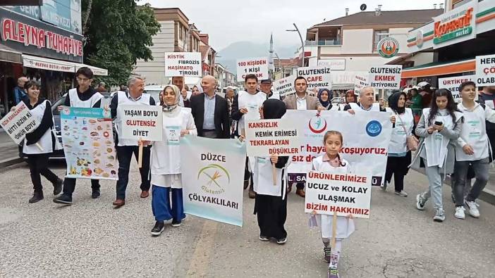 Hastalıklara dikkat çekmek için yürüyüş düzenlendi