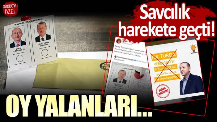 Oy yalanları... Savcılık harekete geçti