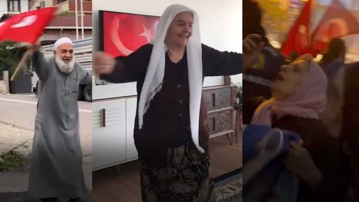 AKP’li vatandaşların seçim kutlamasından görüntüler