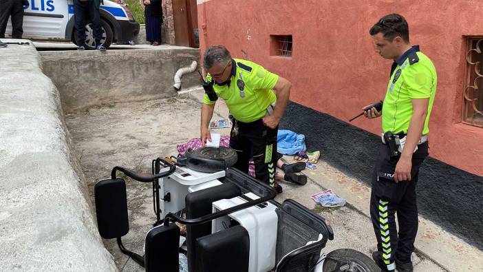 Elektrikli bisiklet duvara çarptı; sürücüsü öldü, eşi ağır yaralı