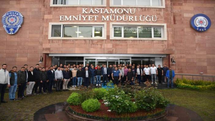 Kastamonu’da 64 polis deprem bölgesine uğurlandı