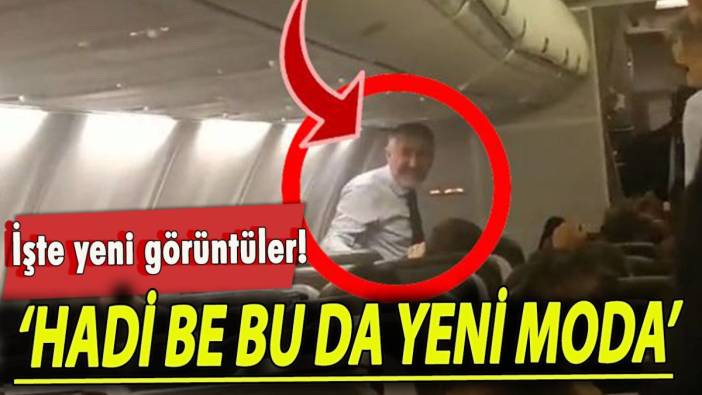 Bakan Nebati'nin uçak kavgasında yeni görüntüler ortaya çıktı! "Hadi be bu da yeni moda"