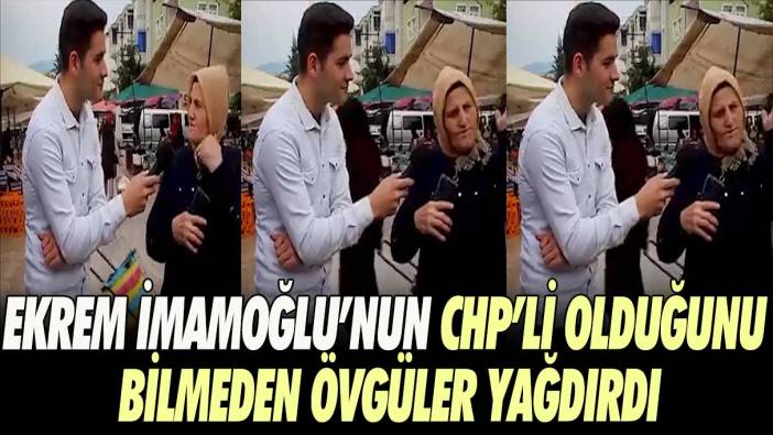 Ekrem İmamoğlu’nun CHP’li olduğunu bilmeden övgüler yağdırdı