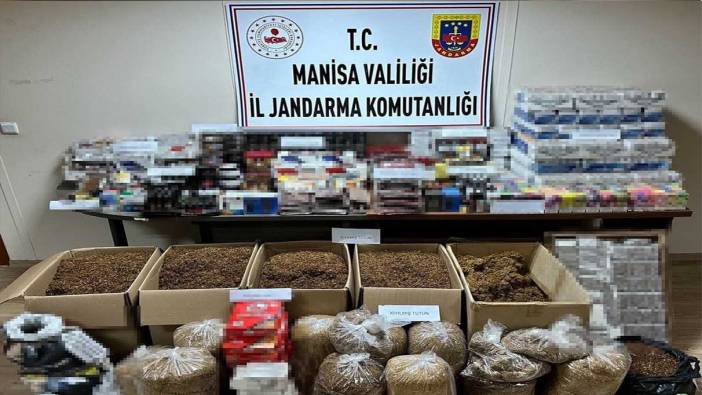 Manisa’da kaçak tütün operasyonu